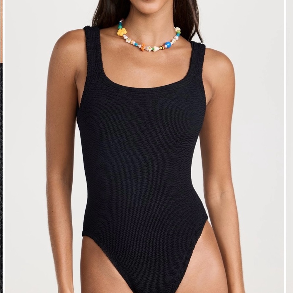 Hunza G Black One Piece Swimsuit